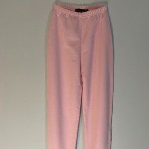 PRETTY LITTLE THING BABY PINK SWEAT PANT JOGGER